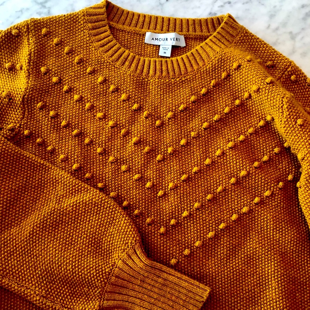 Amour Vert bobble sweater